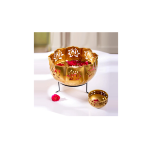 Diseño de material sólido indio Diya de Metal de latón de estilo fresco para decoración festiva de Diwali diseño de decoración del hogar al mejor precio - Product Image 1