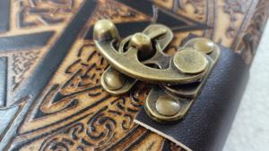 Hecho a mano personalizado profundo en relieve de cuero diario estrella en relieve portátil y hecho con papeles de algodón - Product Image 5