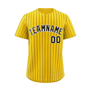 Uniformes de béisbol hechos de poliéster personalizados de nuevo estilo, uniformes de béisbol de costura de calidad superior y ajuste regular liso - Product Image 1
