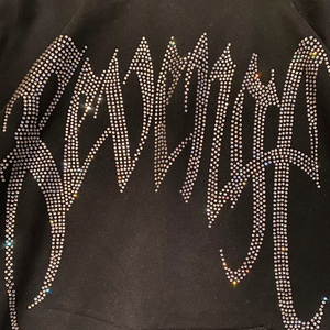 2025 nouveaux hommes Logo personnalisé garçons sweats à capuche en gros strass à capuche Design de luxe couleur unie Offre Spéciale service OEM - Product Image 3