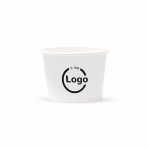 Gobelets en carton à double paroi biodégradables 145cc - Personnalisables, économiques et jetables - Product Image 2