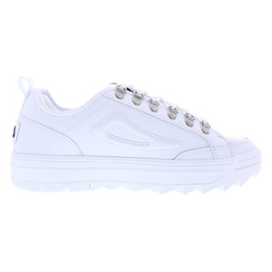 Zapatillas Deportivas Fila Disruptor Court para Mujer, Estilo Casual, Color Blanco/Plateado Metálico/Azul Marino |   100% Auténtico - Product Image 3