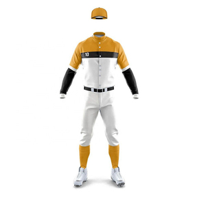 Uniforme Deportivo Personalizado de Alta Calidad para Equipos Adultos, Transpirable, Tallas Grandes, Tela Premium, para Béisbol y Sóftbol, para las Cuatro Estaciones - Product Image 4