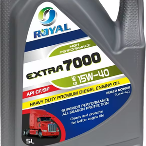 Huiles pour moteurs diesel Royal EXTRA 7000 Series Premium SAE 15w40 API CF/SF Composition d'huile de base de lubrifiant automobile - Product Image 1