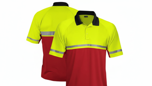 Camiseta de Seguridad Reflectante de Alta Visibilidad, Manga Corta, Transpirable, de Secado Rápido, para Trabajo en Almacenes y Protección Contra Incendios, Talla OEM - Product Image 4