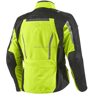 Chaqueta de carreras de motos impermeable Cardura 600D de alta calidad, ropa deportiva de bajo precio con características protectoras y reflectantes - Product Image 5