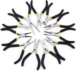 คีมตัดขนาดเล็กแบบพรีเมี่ยมคีมตัดลวดขนาด5นิ้วคีมทำลูกปัดสเตนเลสสตีลคาร์บอนสำหรับทำแหวนเครื่องประดับ - Product Image 5