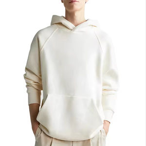 Sweat à capuche oversize zippé en coton/spandex de haute qualité, mode d'hiver, logo personnalisé brodé, respirant, écologique, pour homme - Product Image 5