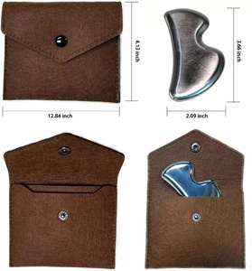 Herramienta Manual de Acero Inoxidable para Gua Sha, Raspador Muscular Profesional IASTM, Juego de Herramientas de Terapia Física para Relajación Corporal, Metal Med - Product Image 6