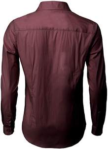 เสื้อเชิ้ตผู้ชายคุณภาพสูง ดีไซน์ใหม่ ระบายอากาศได้ดี ไม่ยับ แห้งเร็ว คอตั้ง ผลิตจากวัสดุเป็นมิตรกับสิ่งแวดล้อม เนื้อผ้านุ่ม ขายดี - Product Image 2