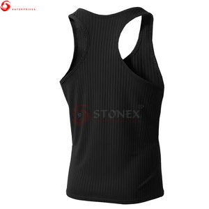 Dernier modèle de débardeur sans manches oversize respirant pour hommes Service OEM Polyester/coton de haute qualité à bas prix - Product Image 3