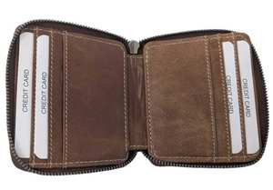 Portefeuille court en cuir à motif de galets Vintage de haute qualité avec fermeture à glissière Portable plusieurs fentes pour cartes sac à main pour la vente en gros en vrac - Product Image 3