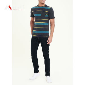 Camiseta de manga corta para hombre, camiseta ajustada informal Simple de verano - Product Image 6