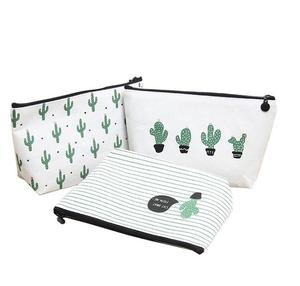 Bolsas de cosméticos personalizadas al por mayor con forro, prácticas bolsas en blanco, bolsa de cosméticos de maquillaje de lino y algodón por sublimación para mujer - Product Image 6