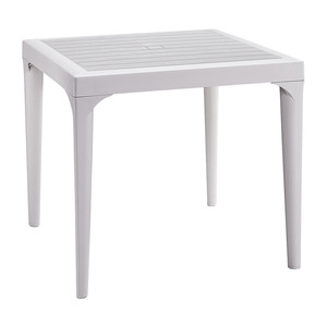 Tavolo in Resina Malmo 80x80x74h cm Bianco - Product Image 1