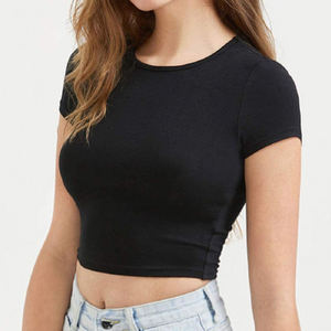 Top corto de algodón de fabricación profesional para mujer, Top corto transpirable para mujer, Top corto de gran oferta para mujer - Product Image 4