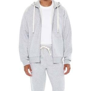 Pull à capuche respirant en coton de qualité supérieure surdimensionné teint en plaine avec broderie personnalisée pour les marchandises de marque - Product Image 3