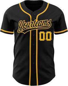 Venta al por mayor de ropa deportiva para hombres logotipo personalizado de impresión en blanco camisetas de béisbol transpirable Softball Jersey sublimado Jersey de béisbol - Product Image 5