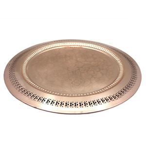 Taille/forme personnalisée ronde pour plaque de chargeur Design élégant de haute qualité avec plats et assiettes martelés écologiques - Product Image 5