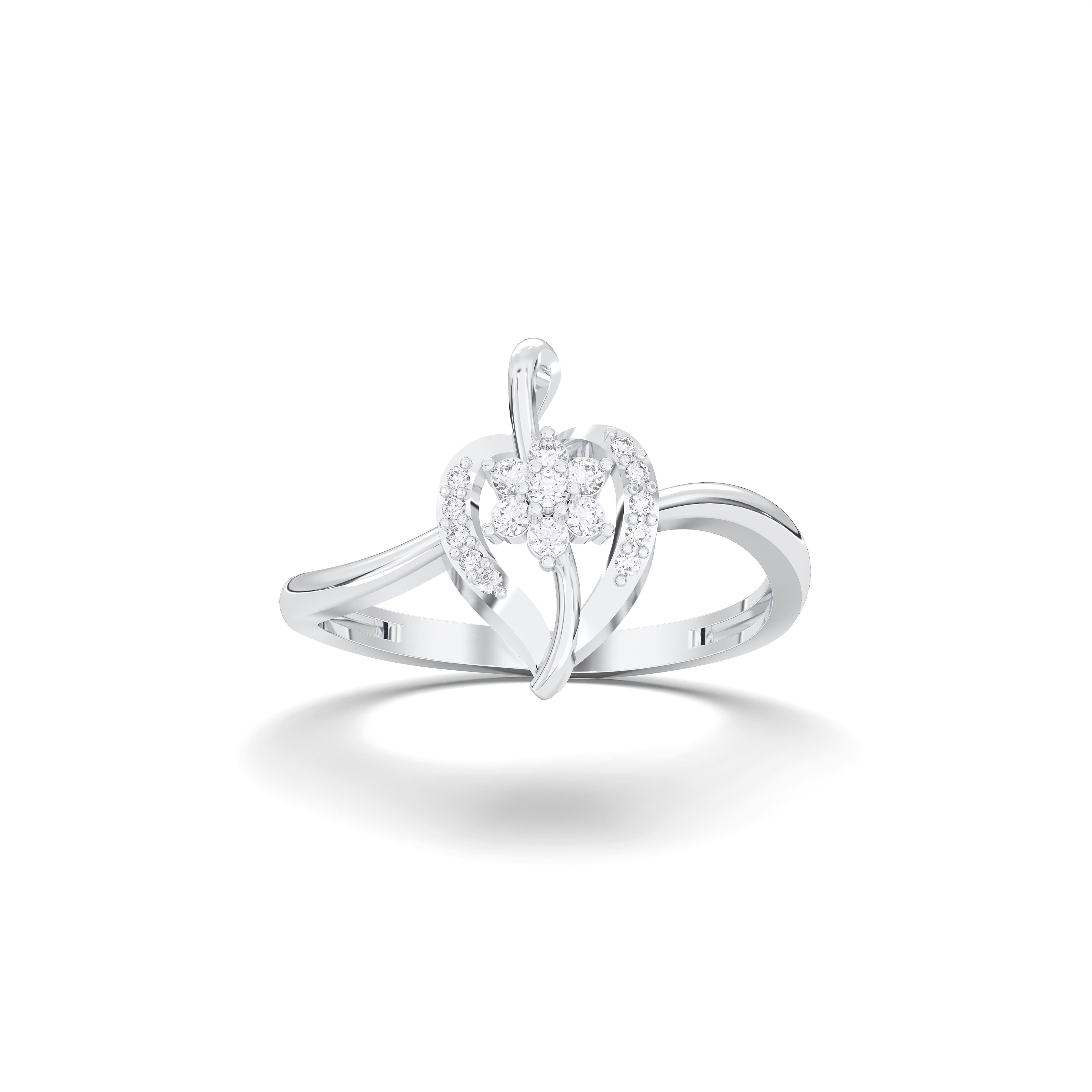 14K White Gold
