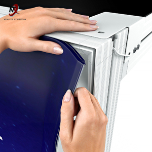 Bán buôn 10 * 20ft freestanding LED hộp đèn hiển thị seg không khung triển lãm thương mại gian hàng trở lại tường tùy chỉnh in logo chiếu sáng - Product Image 3