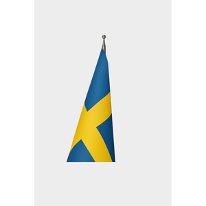 Customizable Swedish Indoor <b>Flag</b> 3x5ft Digital Printing Aluminum <b>Pole</b> - Product Image 3