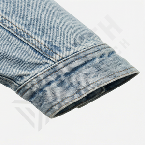 Veste en jean pour homme de couleur personnalisée la plus confortable Prix de qualité abordable Veste en jean pour homme Manteau tendance - Product Image 6