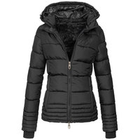Veste bomber d'hiver en nylon tricoté réversible, imperméable, respirante, écologique, à capuche, avec manches amovibles pour femmes