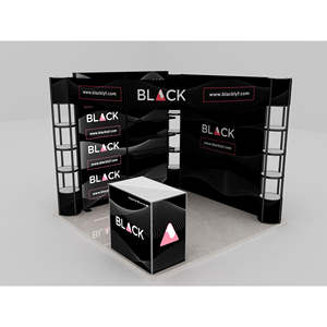 Portable Aluminium Acryl Vitrines Affichage Comptoir Salon Équipement Lagerfachkasten Hintergrundbeleuchtung Twister Tower - Product Image 6