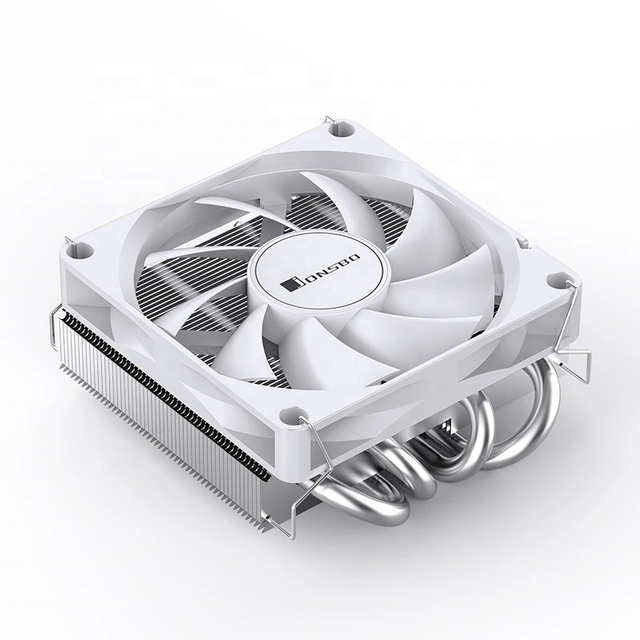 Ultra Thin CPU Cooling Fan Flow Radiator Heatpipe -400S White 36.7mm Height Air CPU Cooler ITX Desktop Case