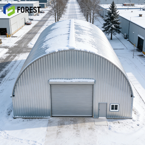Strong Heavy Duty Steel Prefabricated Warehouse Building 14ft Wide Welding Cutting Services CE/ISO9001 Certified FOREST Brand - Product Image 1