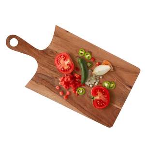 Tabla de cortar resistente y duradera a la moda, tabla de cortar Rectangular de madera de mango, tabla de queso de resina de Axiom Home Accents - Product Image 3