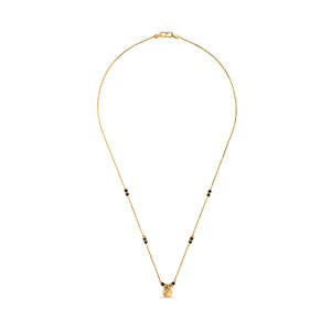 Collar de cuentas finas con colgante de oro Watimani de la colección Heritage Blossom - Product Image 2