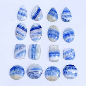 AAA + คุณภาพหินควอตซ์ทรงหลังเบี้ยสีน้ำเงินธรรมชาติอัญมณีหลวมสำหรับการรักษาขายส่ง - Product Image 2
