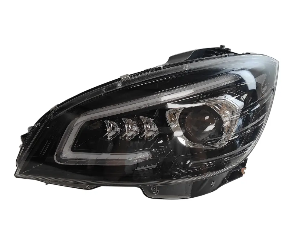 Hot-selling Front Light Led Projector Headlights For 2008-2011 M-Benz C-class W204 GT-Style Head Lamp LED Tune Single