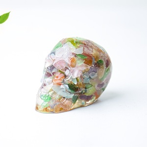 Mini pha lê sọ quyến rũ với thạch anh tím hổ mắt & garnet-đánh bóng khắc chữa bệnh năng lượng cho Ngày Trái Đất & Halloween - Product Image 1