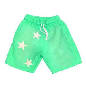 Pantalones cortos transpirables para hombre, lavado ácido, entrenamiento físico, entrenamiento de secado rápido, correr, lavado ácido, corto con logotipo de estrella impreso - Product Image 5