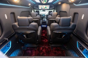 Minibus de Luxe VIP 2025 - Noir - Gris Métallisé - Moteur Diesel/Essence - Conduite à Gauche - Cuir - Transmission Automatique - Émissions Euro V - Prêt à l'Exportation - Product Image 2