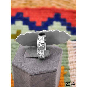 Southwest Turquoise <b>Adjustable</b> <b>Ring</b> Handmade Golden Hills with Emerald Valley Bezel Setting Inlay Trendy Style Perfect Gift - Product Image 3
