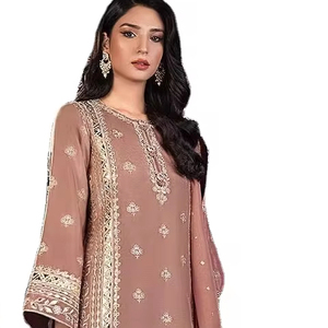 Exportation de vêtements indiens de qualité Salwar Kameez pakistanais avec Dupatta exportateur et fournisseur indien 2024 dernière collection - Product Image 1