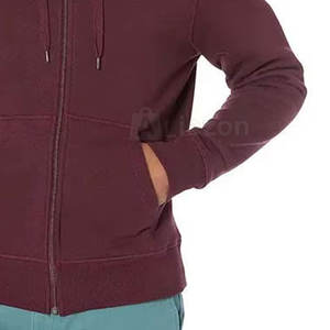 Sweat à capuche zippé uni personnalisé Sweats à capuche pour hommes Vente en gros Poids lourds Sweats à capuche zippés de qualité supérieure à bas prix - Product Image 5