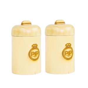 Boîte à café en bois de teck portable élégant joint étanche à l'air pour les grains fraîchement torréfiés café moulu servant des accessoires de thé au café - Product Image 1