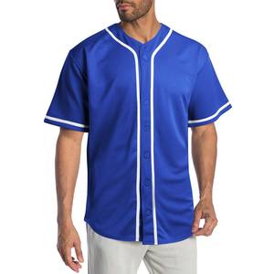 Pure Plain <b>Royal</b> <b>blue</b> Baseball Jersey Waterproof Baseball Jersey for Adults Baseball Jersey Sublimation, Embroidery Work - Product Image 6