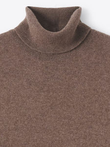 Pull en coton 100% pour homme, logo personnalisé OEM, fin, pour l'hiver, avec logo sur le devant, coupe régulière, surdimensionné - Product Image 5