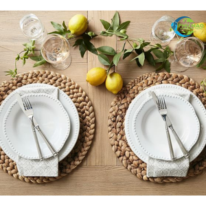 Handmade <b>WOVEN</b> WATER HYACINTH PLACEMATS <b>COASTERS</b> Sustainable and Eco-Conscious Handmade <b>Coasters</b> for Green and Stylish Living - Product Image 2