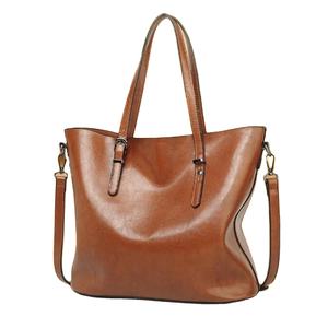 Bolso Tote Unisex de Cuero Genuino Suave, Bolso de Hombro Grande para Portátil, Color Personalizado, Regalo - Product Image 1