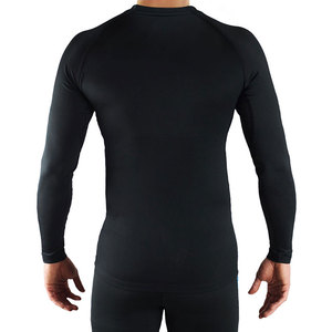 Camisetas de Compresión Tejidas para Hombre, Ecológicas, Transpirables, de Manga Larga, Ajustadas, de Secado Rápido, para Entrenamiento, con Logotipo Personalizado, Marca Privada - Product Image 3