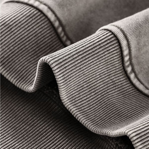 Nouveau design de pull à capuche lavé à l'acide à épaules tombantes, sweat à capuche en polaire à épaules tombantes imprimé personnalisé, approvisionnement ODM - Product Image 6