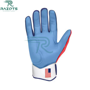 ถุงมือตีเบสบอลมืออาชีพน้ำหนักเบาใส่ได้ทั้งชายและหญิงหนัง PU นิ่มระบายอากาศได้ดีจับกันลื่นได้ใส่ได้ทั้งชายและหญิง - Product Image 2