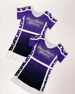Uniforme de Animadoras Personalizado Ecológico, Conjunto de Falda y Top para Baile, Eventos Escolares y Fiestas, Cintura Alta y Transpirable para Jóvenes - Product Image 6